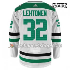 Adidas Maillot de Hockey Dallas Stars KARI LEHTONEN 32 Blanc Authentic - Enfant